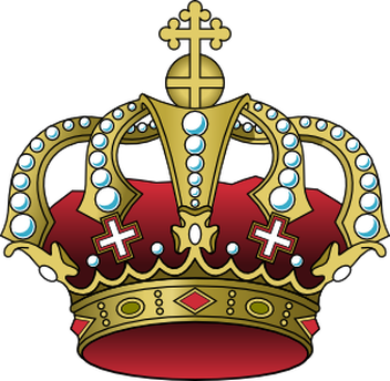 Absolute Monarchy - Corona Rey Y Reina Png (352x344)