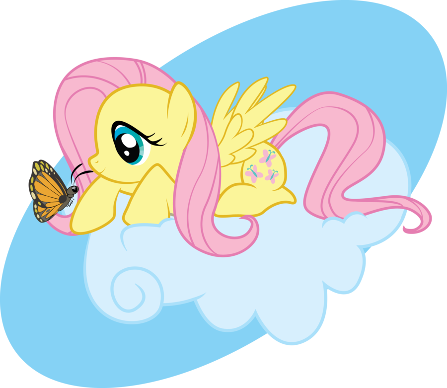 Mythical Clipart Monarchy - My Little Pony Butterfly (900x781)