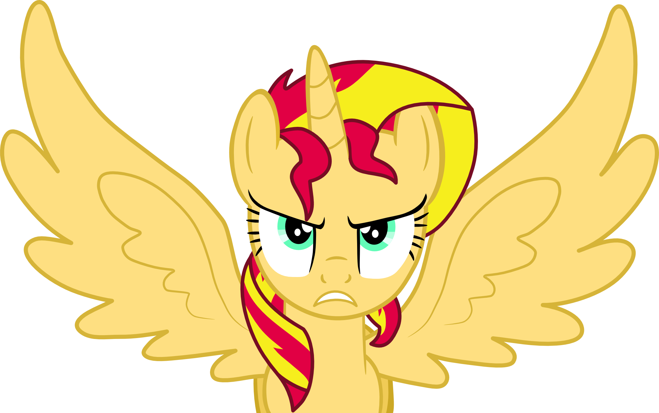 Alicorn Sunset Shimmer Furious By Mighty355 - Mlp Sunset Shimmer Alicorn (2231x1400)