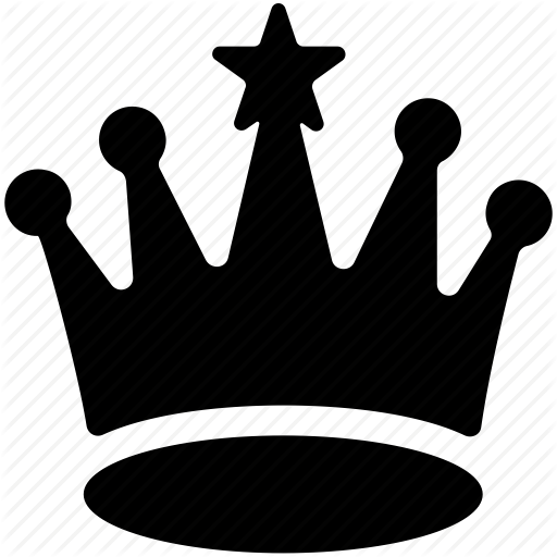 Princess Crown Icon Flat Isolated On White Background - King Icon (512x512)