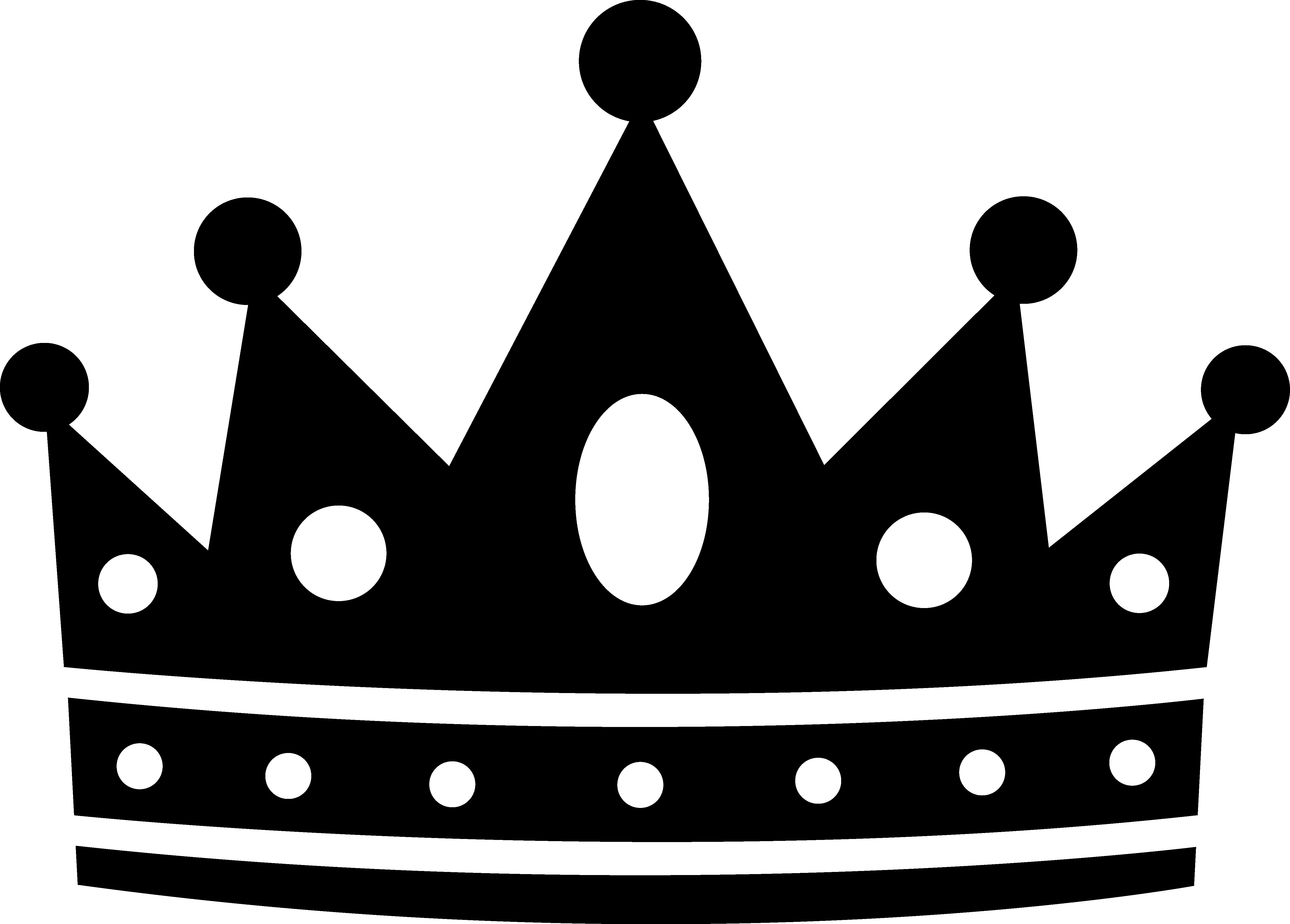 19 Crown Clip Art - King And Queen Crown Vector (5400x3869)