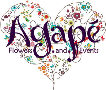 Agape Flowers And Events Logo - Flower (360x361)