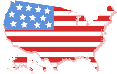International Shopping Simplified - Flag Of The United States (399x359)