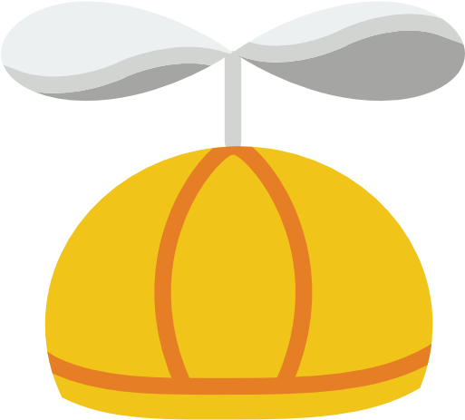 Helicopter Kid Child Hat Scalable Vector Graphics Icon - Helicopter Kid Child Hat Scalable Vector Graphics Icon (512x512)