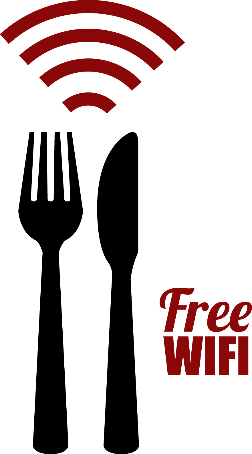 Free Wifi Graphic - Wi-fi (881x1586)