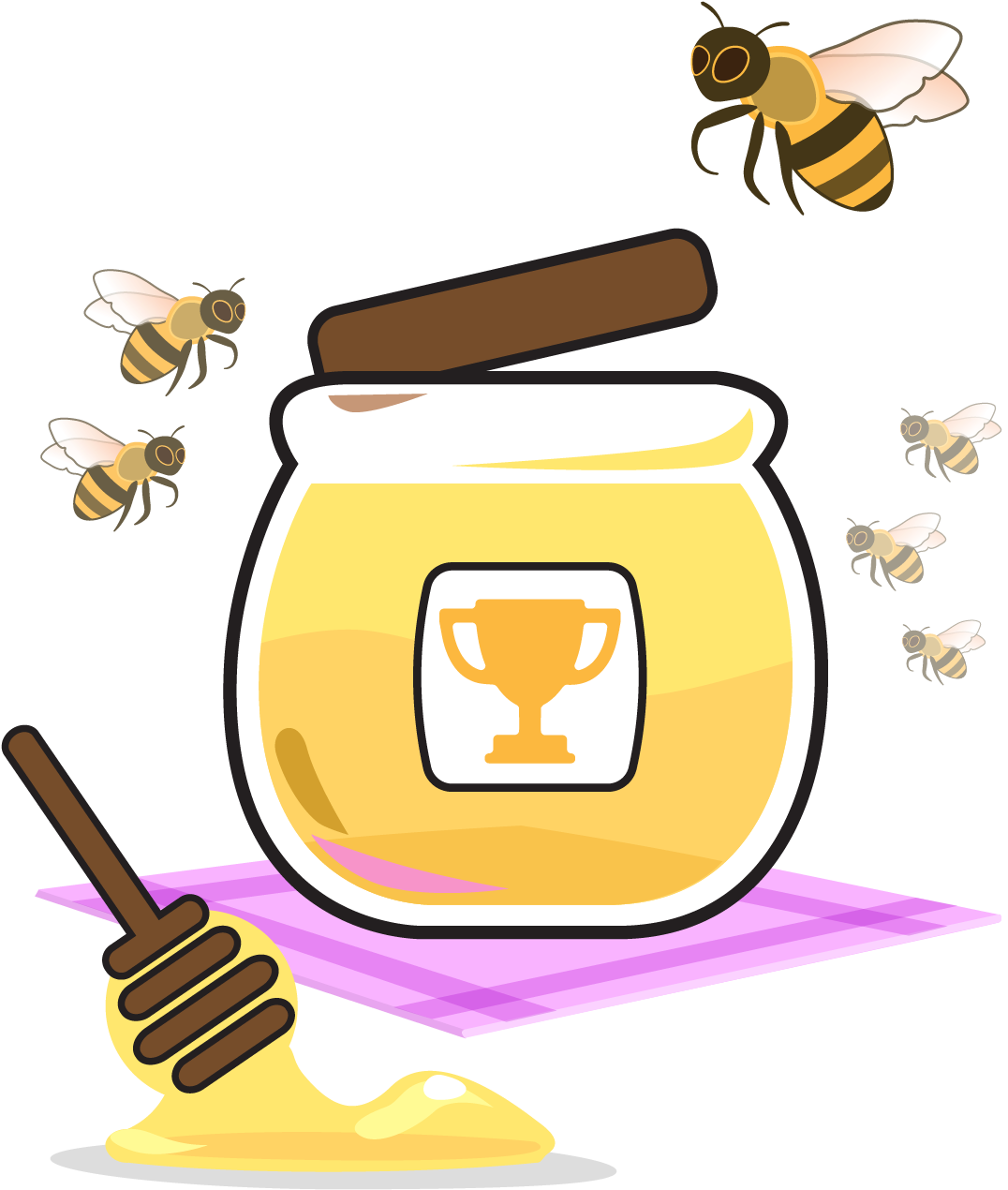 Bees And Honey Jar - Bees And Honey Jar (1080x1296)