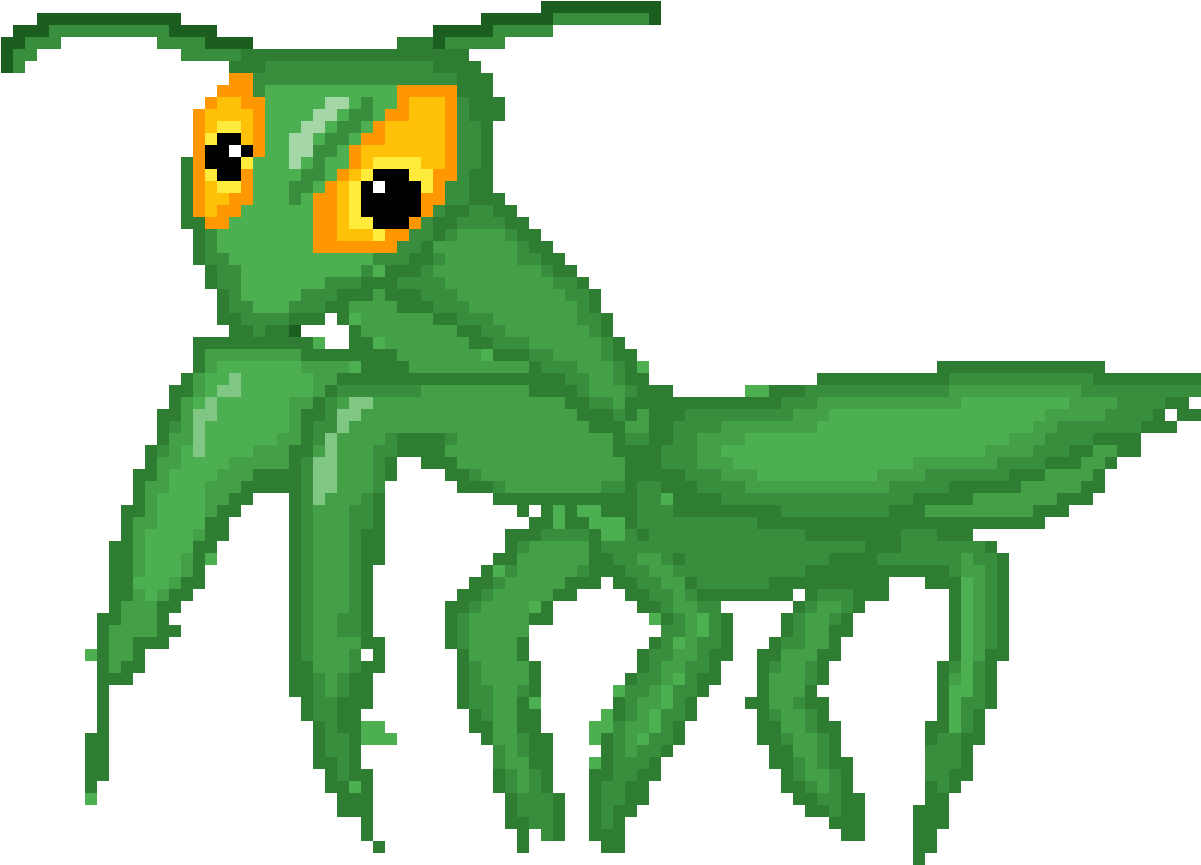 Praying Mantis Sprite - Sprite (1200x1200)