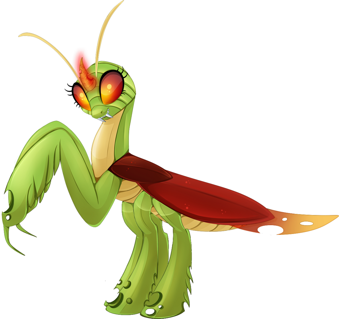 Blackfreya, Changeling, Female, Hybrid, Mantis, Original - Female Praying Mantis Fanart (1088x1024)