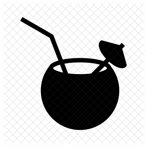 Coconut Icon - Drink (512x512)