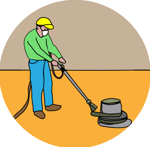 Sanding/finishing - Construction Worker (510x500)