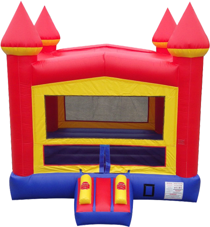 Big Red Bounce House For All Packages - Pogo Bounce Pogo Castle Bounce House Large Red Moonwalk (600x450)