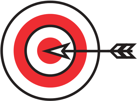 Target Goal With Dart Isolated Icon - Icon (550x550)
