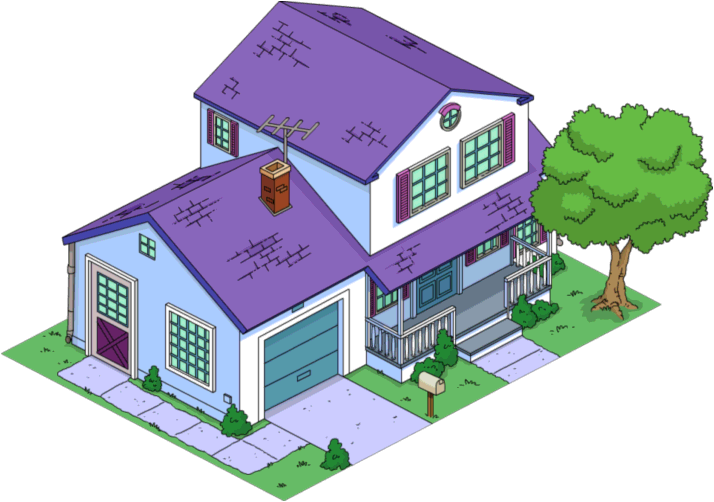 Skinner House - Simpsons Tapped Out House (714x502)