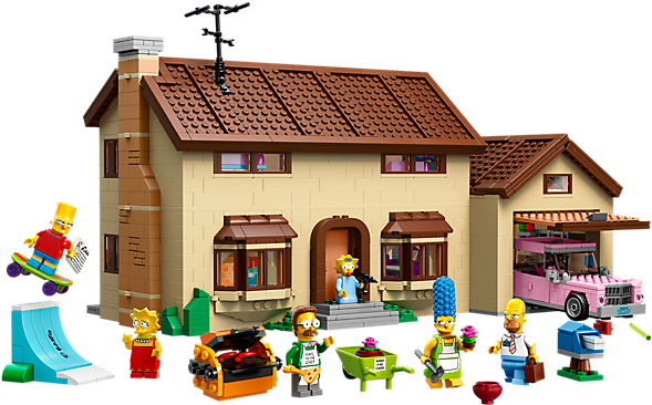 The Simpsons™ House - Lego Simpsons House Instructions (600x450)