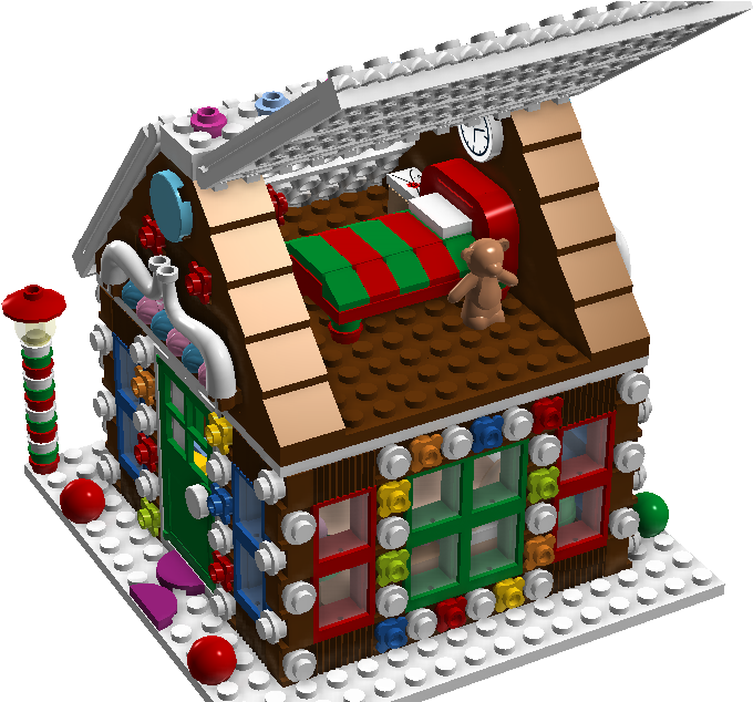 1 / - Gingerbread House (1040x633)