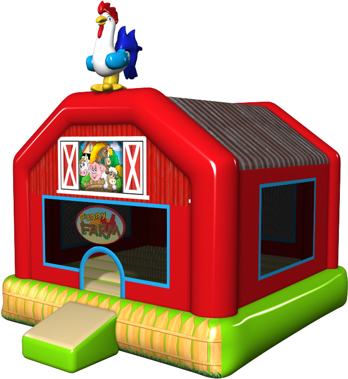 Funny Farm - Inflatable Castle (726x768)