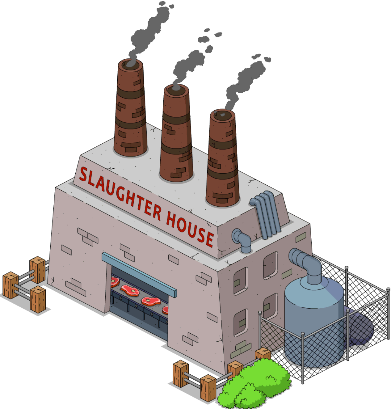 Slaughter House Action - Slaughterhouse Png (1266x1324)