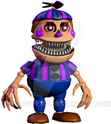 Nightmare Balloon Girl - Five Nights At Freddy's Balloon Girl (400x456)