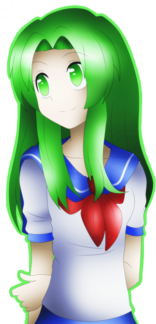 Sooooooo, This Is A Fan Art For Yander Dev His Game - Midori Gurin Render (696x1149)