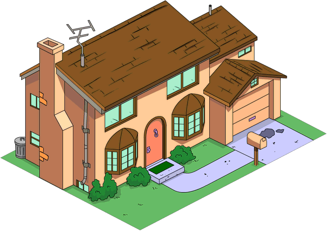 Simpsons Tapped Out Simpsons House (664x470)
