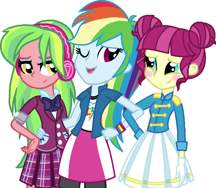 Too Awesome For Just Two By Starryoak - Equestria Girl Harmony Glade (760x660)