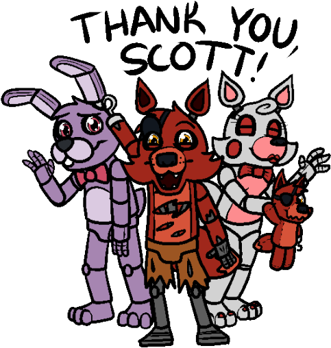 Fnaf Has Been A Really Weird Inspiration For Me This - Cartoon (500x525)