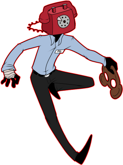 Wallpaper, Five Nights At Freddys, And Phone Guy Image - Фон Гай (540x540)