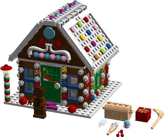 1 / - Gingerbread House (1040x633)