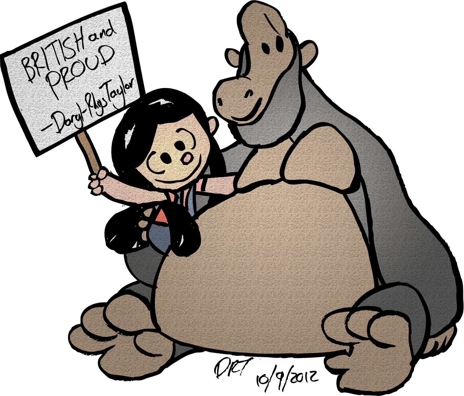 An Image For Tellywebtoons British Art Collaboration - Cartoon (1600x1364)