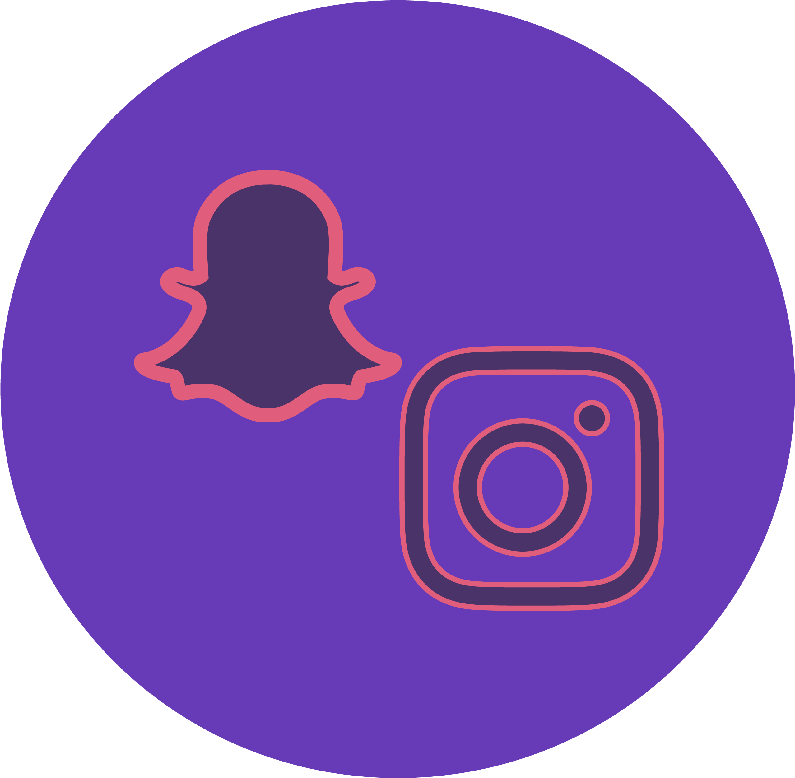 Middle School Girls Use Snapchat And Instagram To Unofficially - Çizgi Film Logoları (3333x2500)