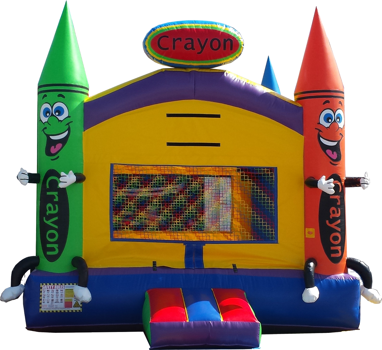 Crayola Bounce House - Inflatable (1500x1500)