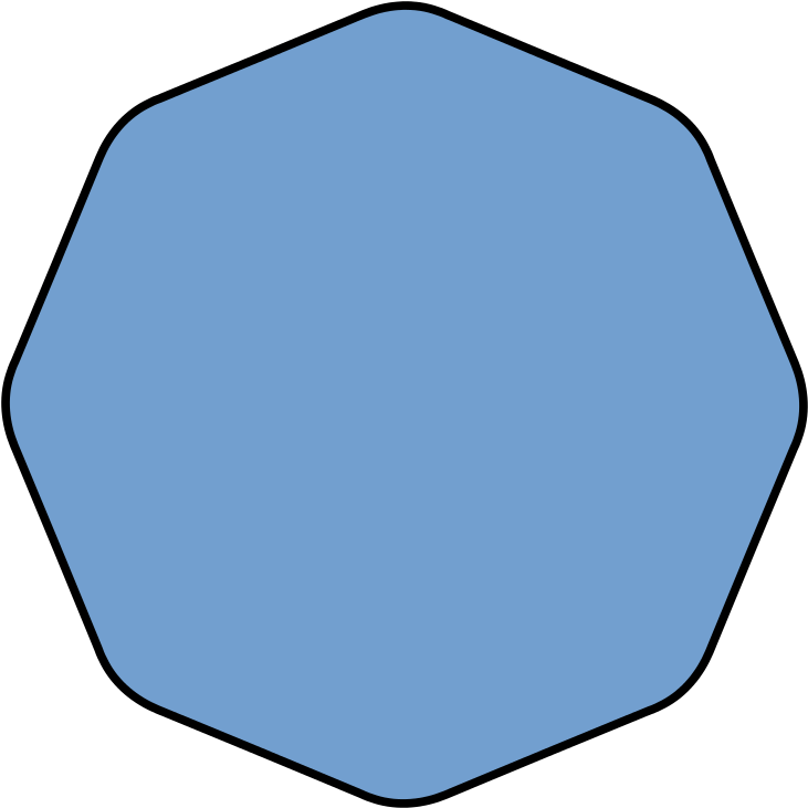 Smoothed Octagon Simple - Smoothed Octagon Simple (2000x2000)