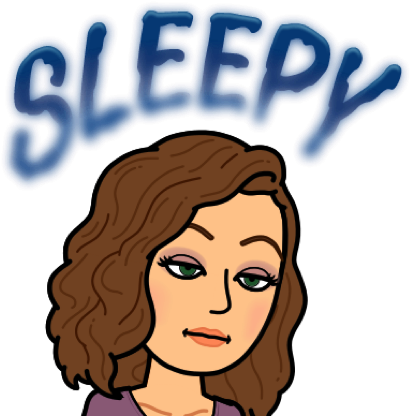 Riding The Elevator Is Always Awkward - Sleepy Bitmoji (428x428)