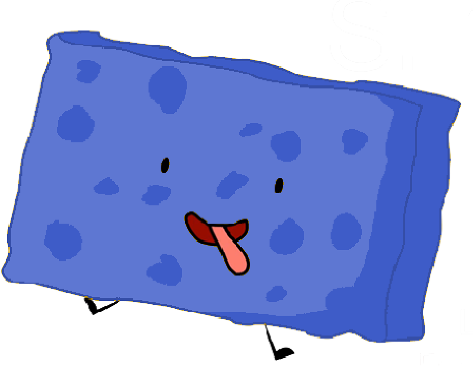 Full Blue Spongy - Bfdi Rocky And Spongy (930x720)