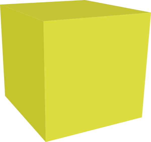 Gold Cube Clip Art At Clker Com Vector Clip Art Online - Cube Clip Art (600x563)