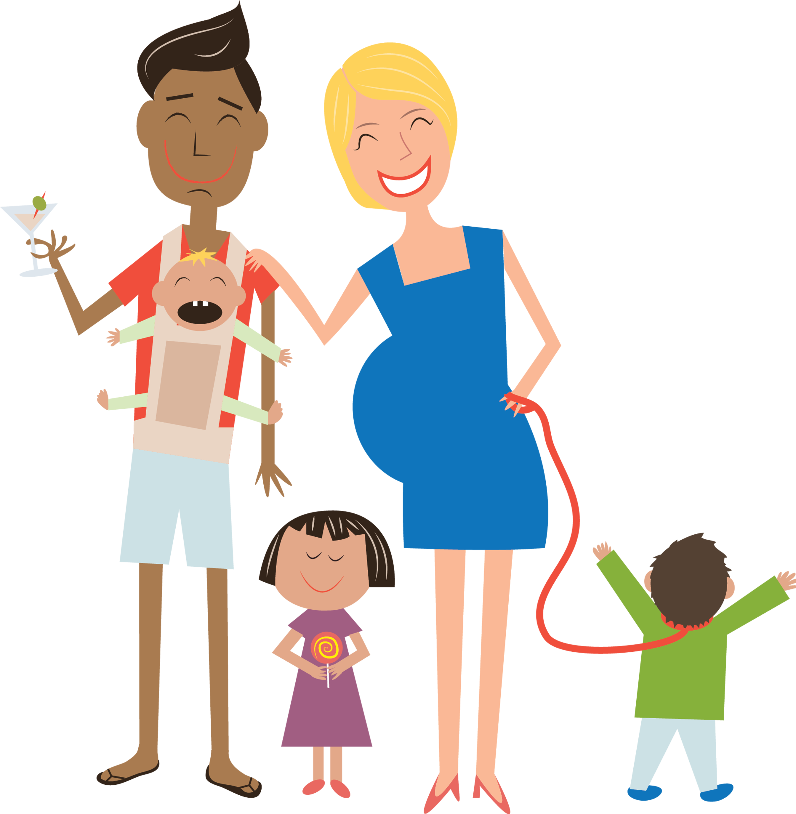 Rug-rat Wranglers - Cartoon (2739x3186)