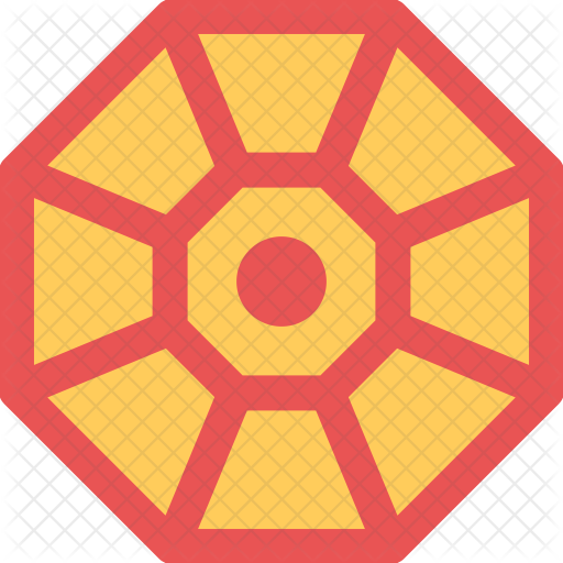 Chinese Octagon Icon - Circle (512x512)