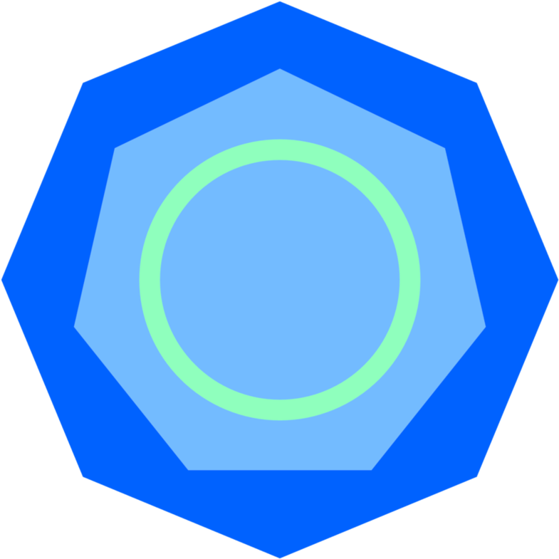 Octagon, Heptagon, Ring By K45mm - Circle (894x894)