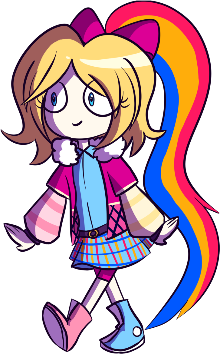 Chica S Magic Rainbow By Kizy Ko-daezp4x - Chica's Magic Rainbow Human (1024x1316)
