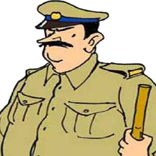 Super Cop Delhi - Indian Police Man Clip Art (512x512)