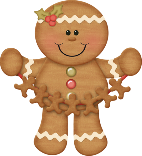 Jss Gingerrific Ginger - Dibujo Galleta De Navidad (453x500)