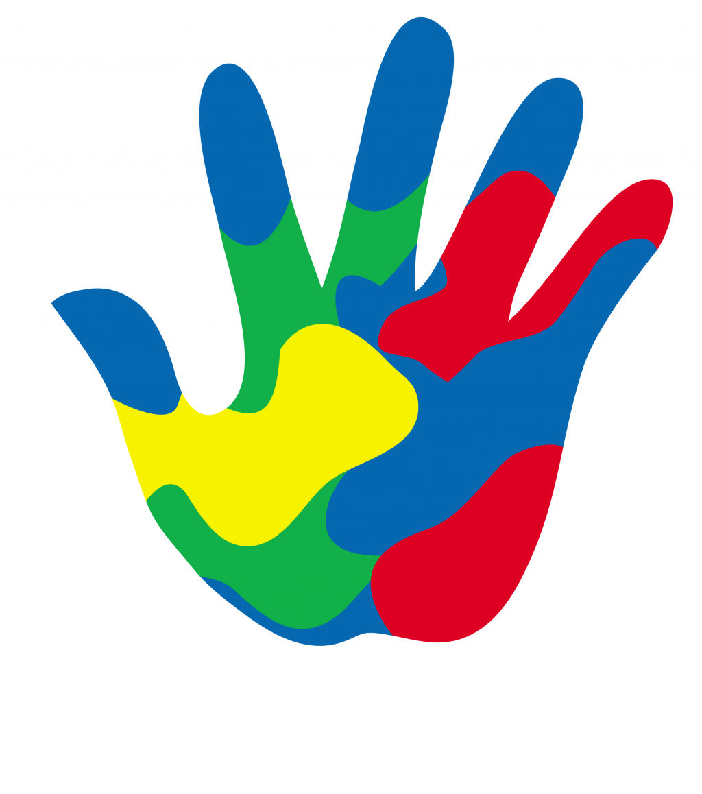 Helping Hands Clipart Free Download Clip Art - Colourful Hand Print Clipart (1024x1158)
