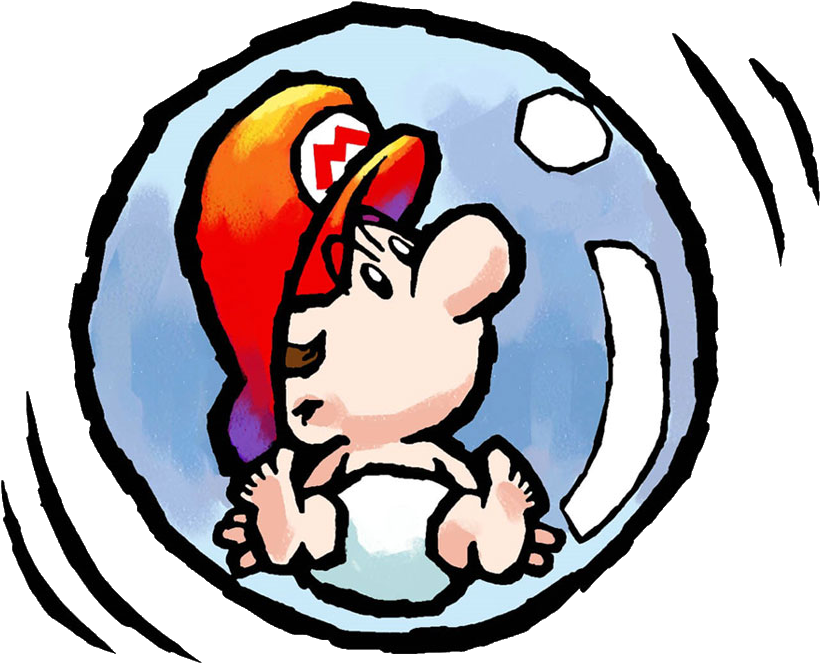 Yoshi Wiki, Your - Yoshi's Island Baby Mario (840x700)