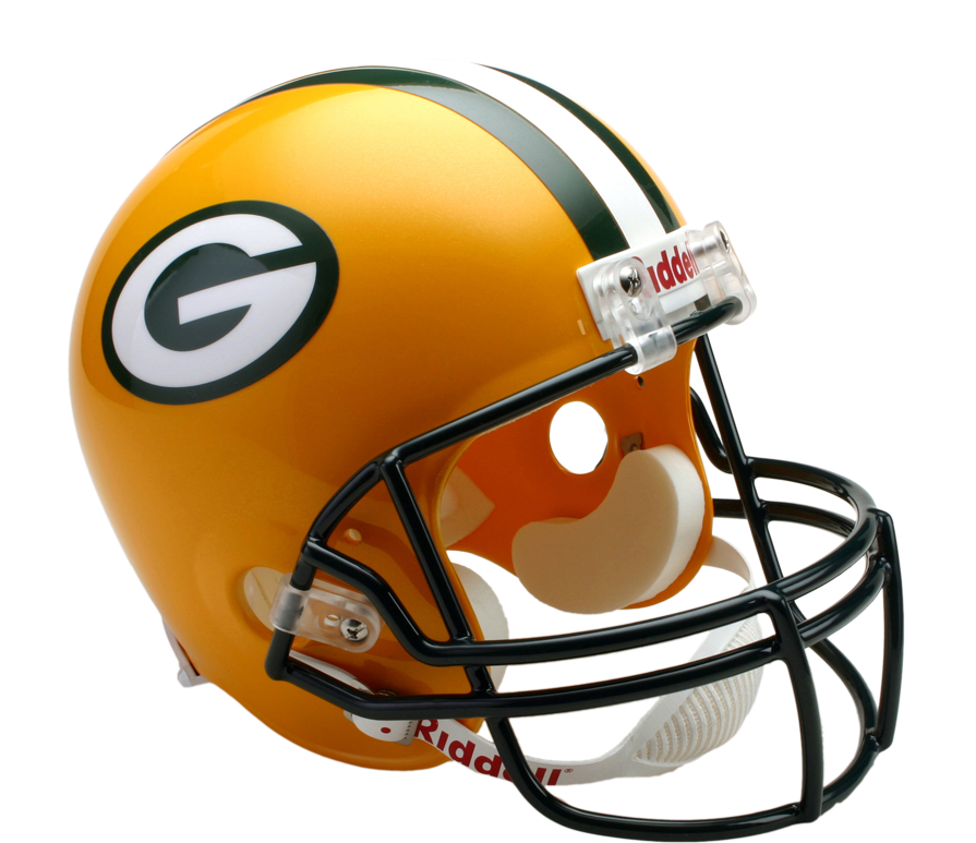 Statement - Nfl Green Bay Helmet (900x812)