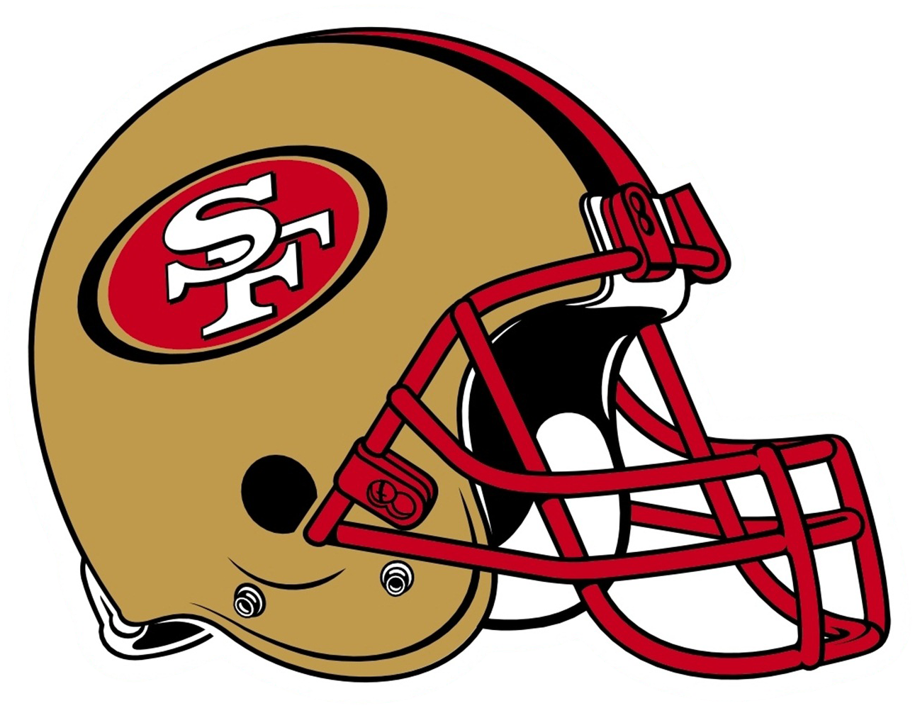 San Francisco 49ers Logo Png Transparent Amp Svg Vector - Arizona State Football Helmet (1800x1400)