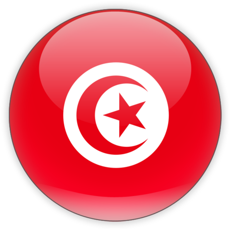 Illustration Of Flag Of Tunisia - Tunisia Flag Round Png (640x480)