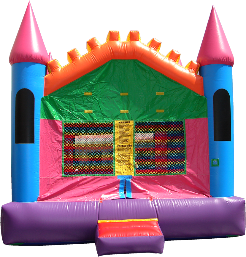 Pink Castle - Happy Jump Pink Castle 3 House Medium (900x902)