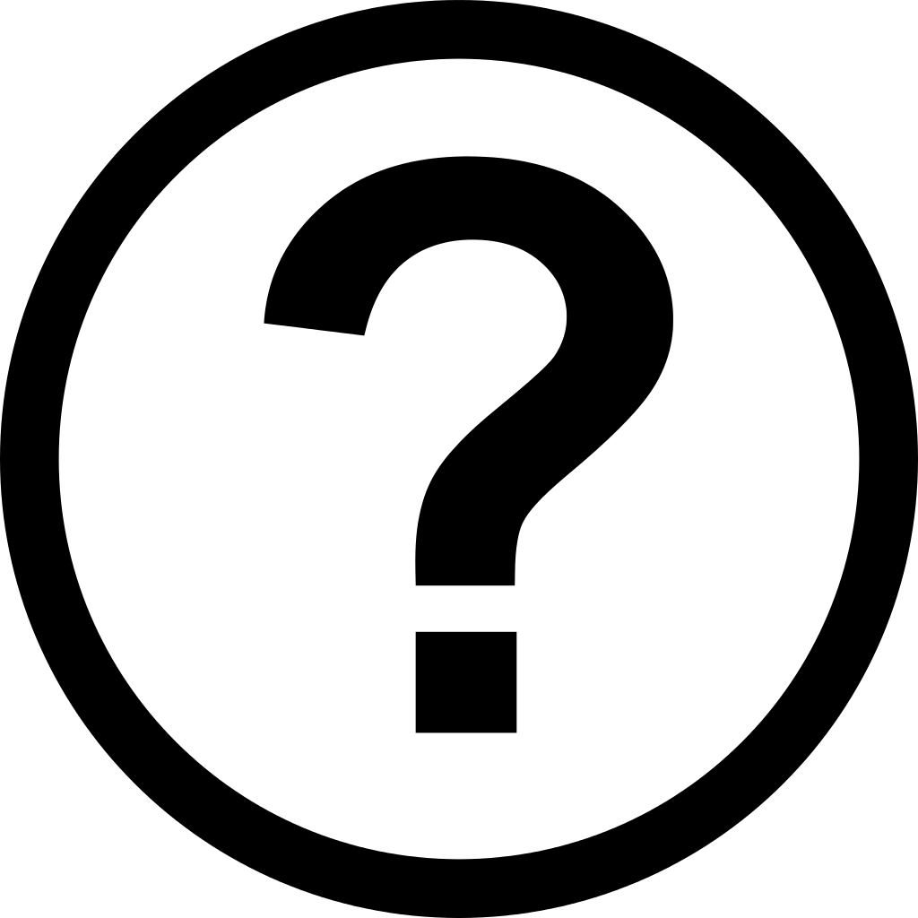 Icon Round Question Mark - Number 2 With Circle (1024x1024)