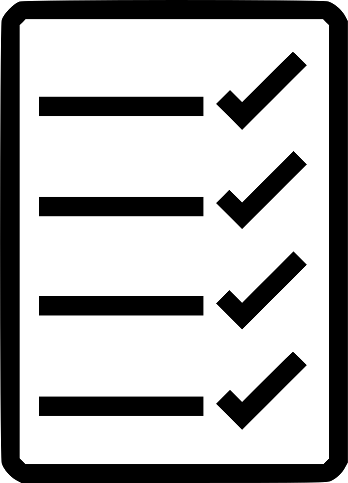 Checklist Comments - Pendenzen Icon (706x980)