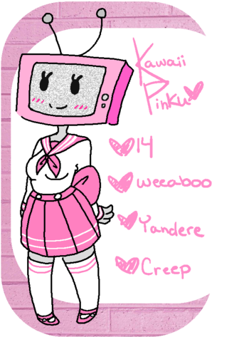 Tawog Oc Kawaii Pinku By Cosmiccrayons-dafgswg - Wiki (426x479)